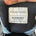 Burberry Arthur Denim Monogram Black Sneaker Sz 9 (42)