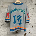 Godspeed First Down Grey Football Jersey Sz S