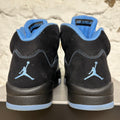 Air Jordan 5 Black University Blue Sz 12