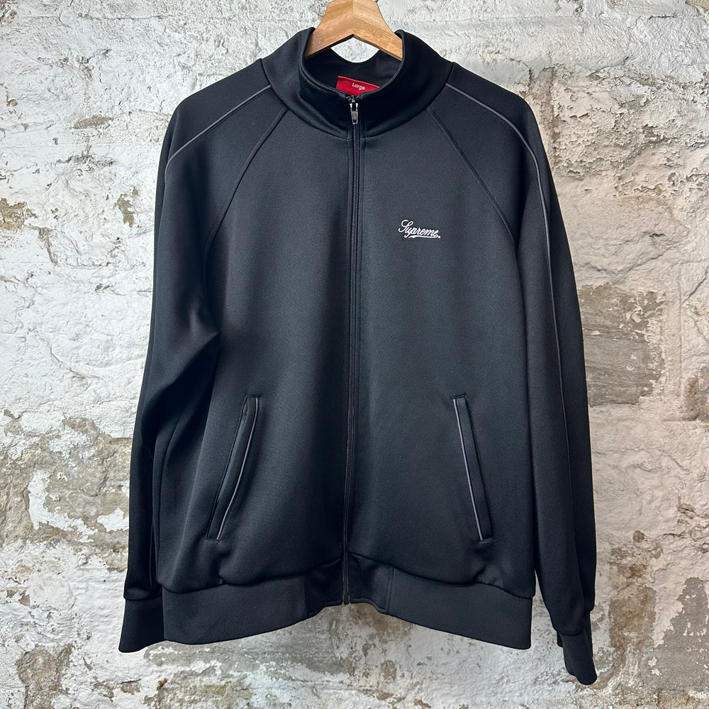 Supreme Tricot Black Track Jacket Sz L