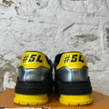 Louis Vuitton Black Grey Yellow Trainer Sneaker Sz 10 (8.5LV)