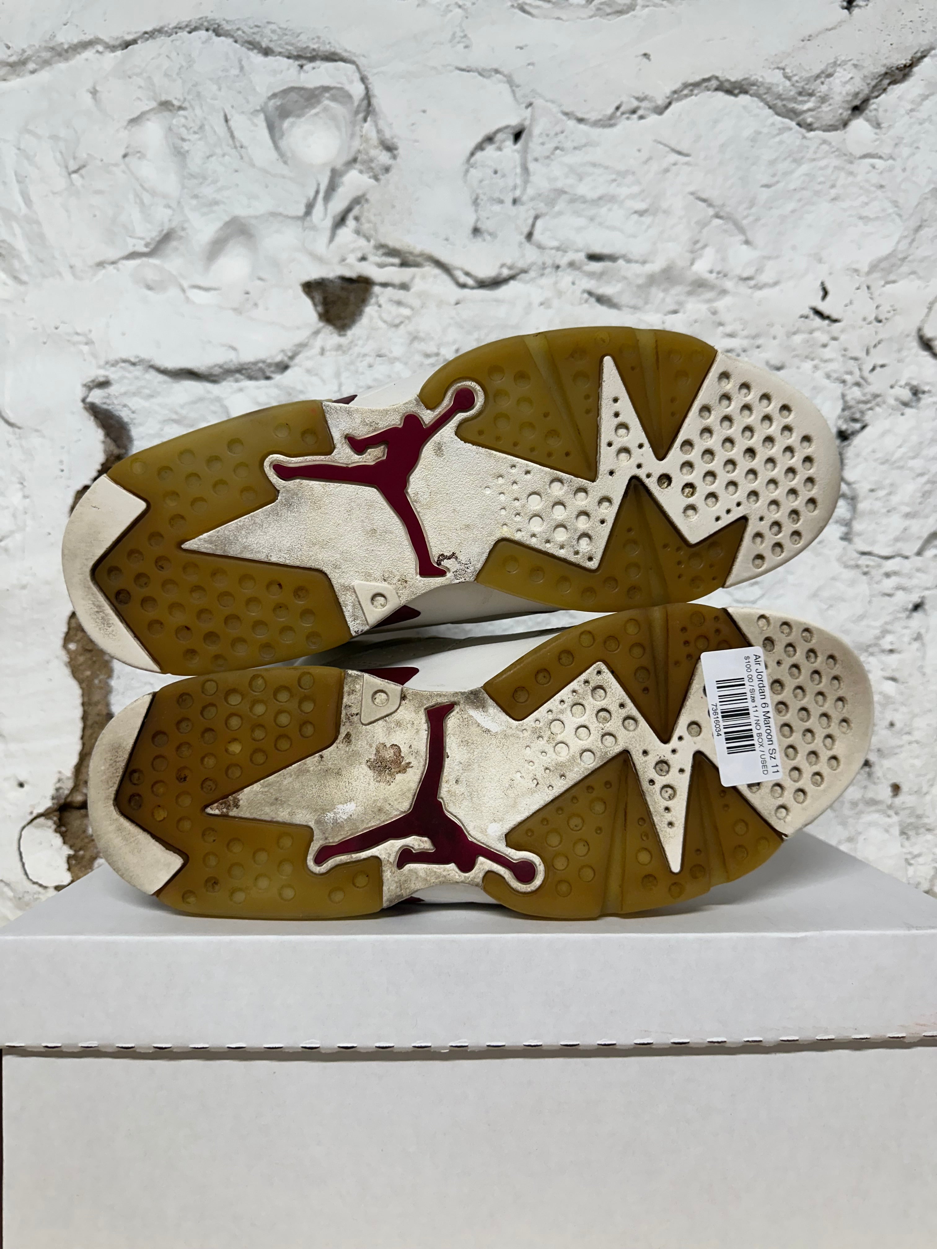 jordan 6 maroon and gold