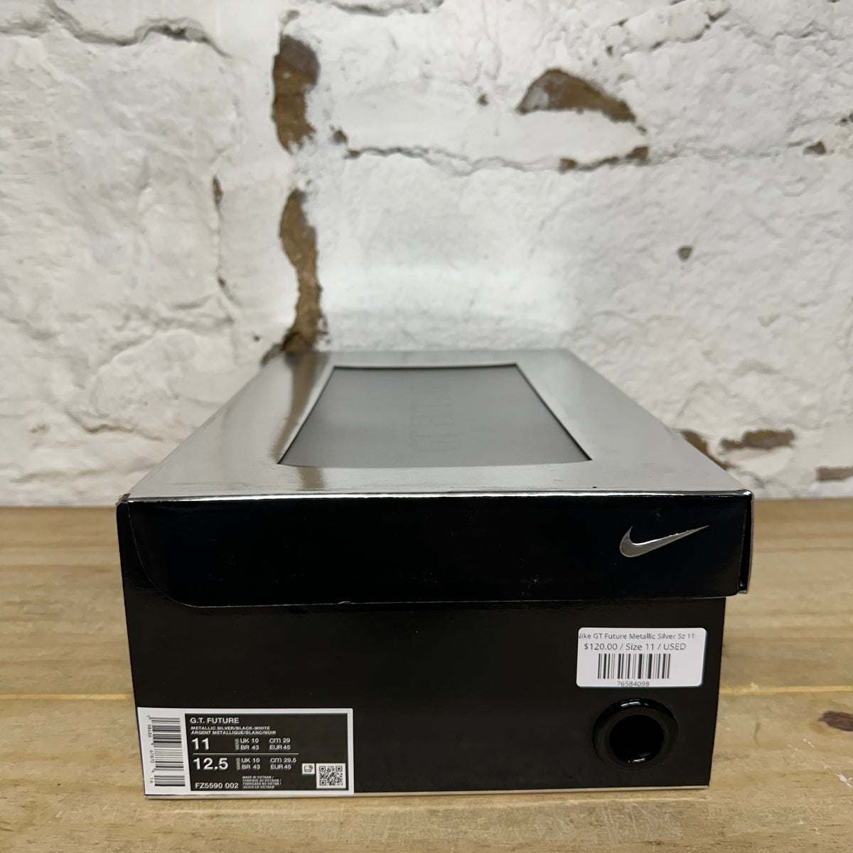 Nike GT Future Metallic Silver Sz 11