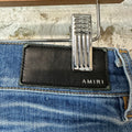 Amiri Plain Indigo Blue Denim Jeans Sz 29