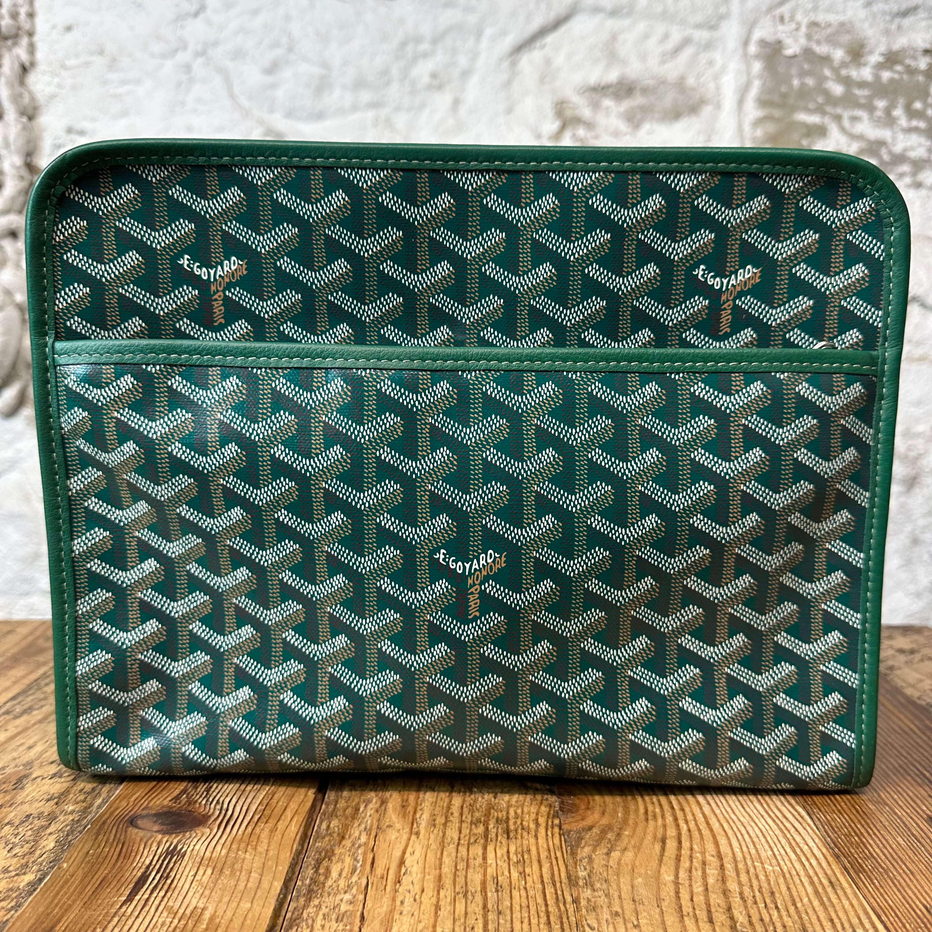 Goyard Jouvence Monogram Green Toiletry Bag
