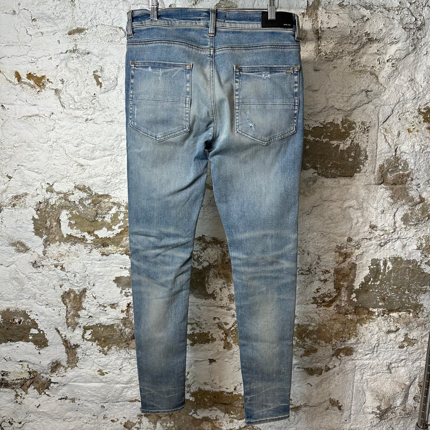 Amiri Plain Blue Denim Jeans Sz 34