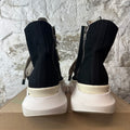 Rick Owens Jumbo Lace Abstract Black Milk Sneaker Sz 12 (45)