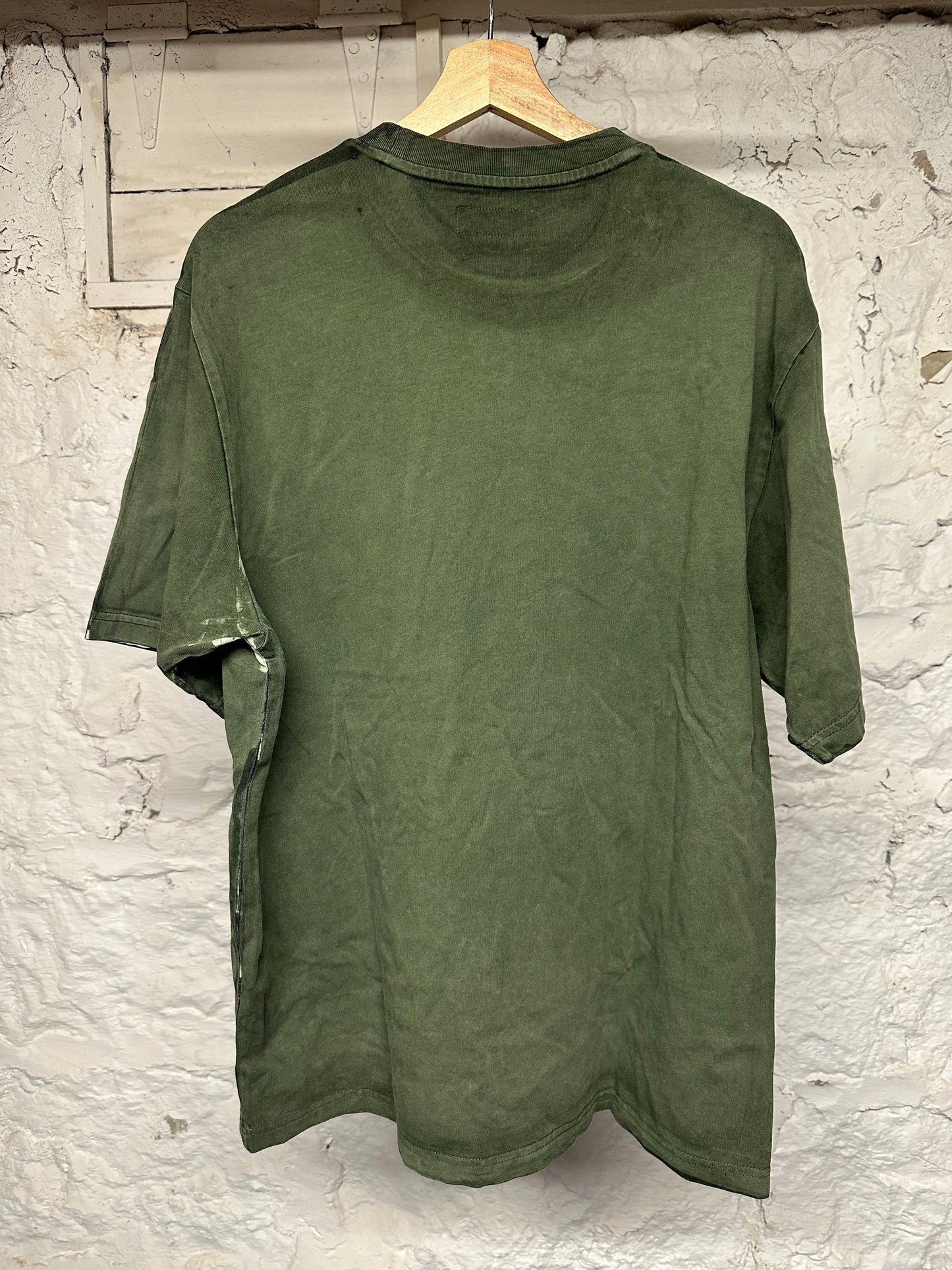 Supreme Faded Green Small Logo T-Shirt Sz M