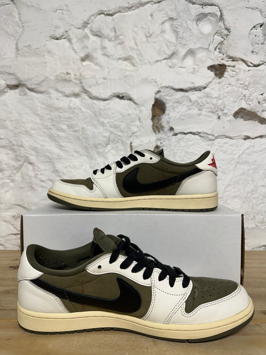 Air Jordan 1 Low Travis Scott Medium Olive Sz 11