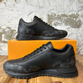 Louis Vuitton Triple Black Leather Monogram Runaway Sneaker Sz 9.5 (8LV)