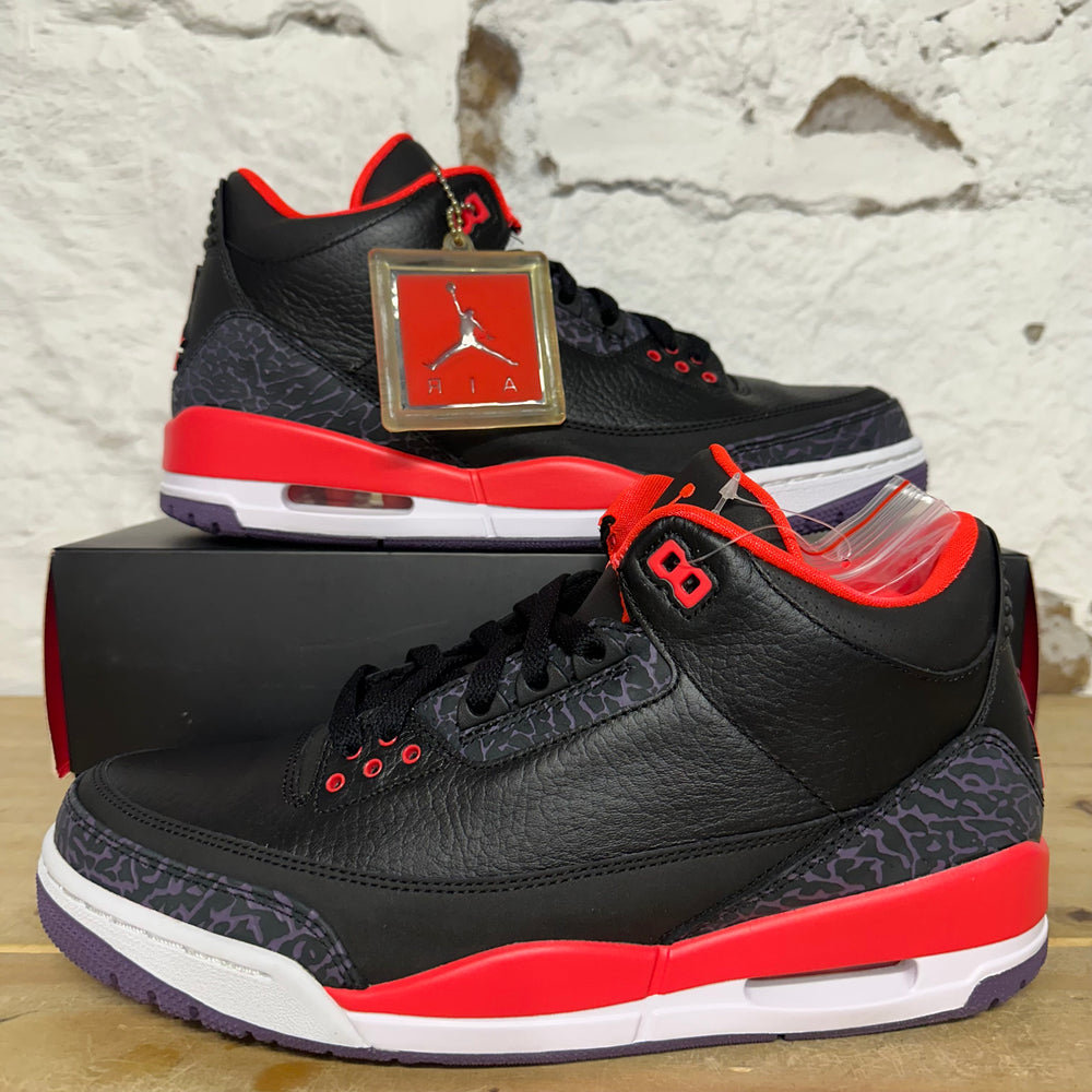 Air Jordan 3 Crimson Sz 10 DS