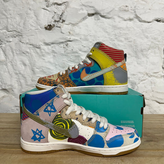 Nike SB Dunk High Thomas Campbell What The Dunk Sz 9 DS