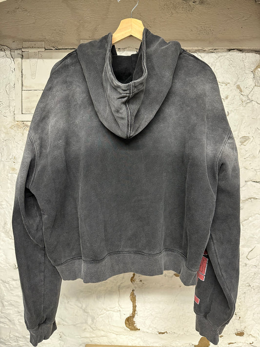 Vale Sport Dept Black Zip Up Hoodie Sz XL