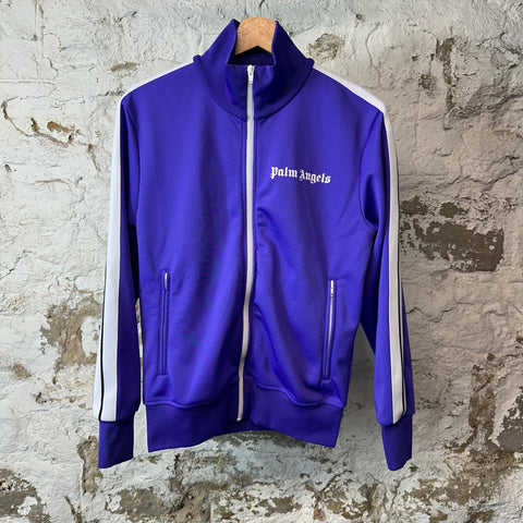 Palm Angels Zip Up Purple Track Jacket Sz S