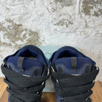 Lanvin Curb Black Lace Navy Sneaker Sz 10 (43)
