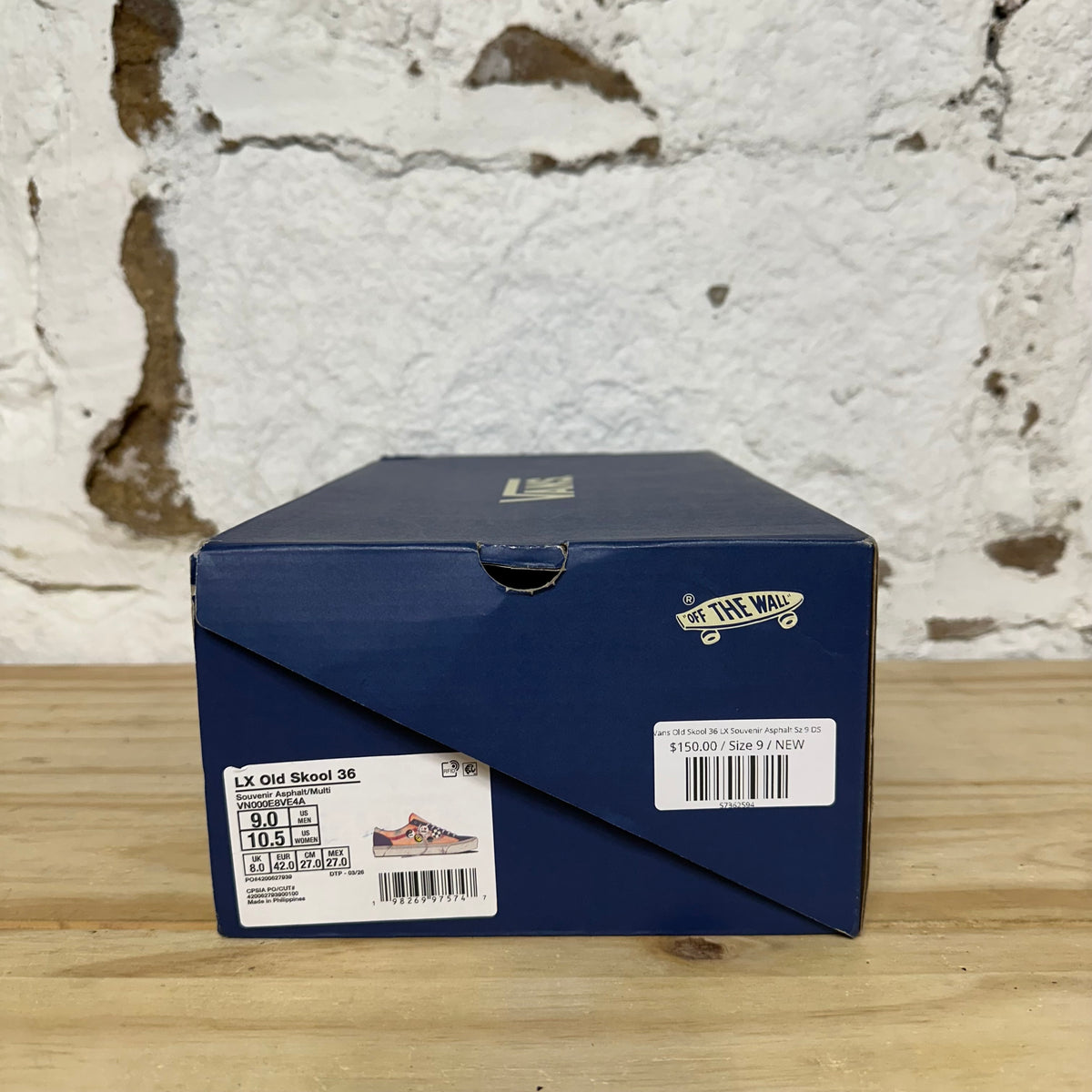 Vans Old Skool 36 LX Souvenir Asphalt Sz 9 DS