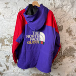 Gucci The North Face Purple Red Jacket Sz L