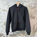 Supreme Dickies Quilted Zip Up Hooded Jacket Black Sz S