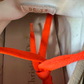 Dior D Connect White Orange Beige Neoprene Sneaker Sz 6.5 (39)