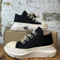 Rick Owens Abstract Jumbo Lace Black Milk Sneaker Sz 9.5 (42.5)