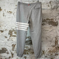 Thom Browne 4 Bar Striped Gray Sweatpants Sz S