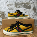 Gucci Tennis 1977 Yellow GG Nylon Sneaker Sz 4.5 (36)