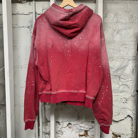Vale Classico Ruby Zip Up Hoodie Sz S
