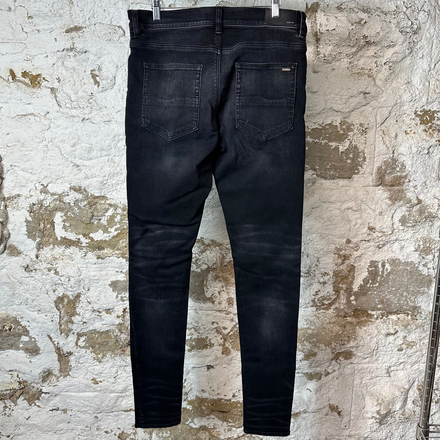 Amiri MX1 Brown Paisley Black Denim Jeans Sz 36