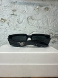 Prada Chunky Symbole Black Sunglasses W/ Box