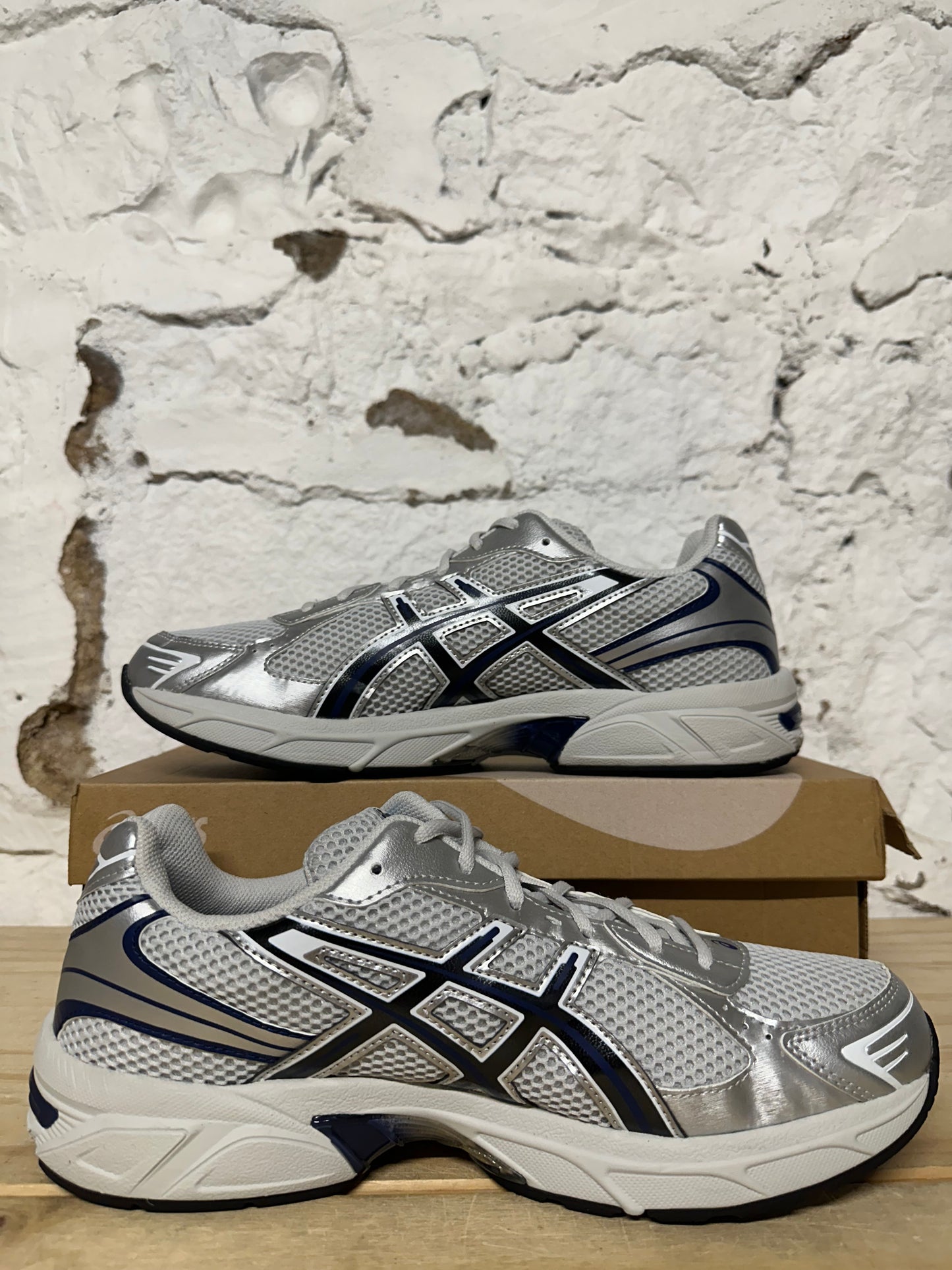 Asics Gel-1130 Glacier Grey Black Sz 11