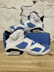 Air Jordan 6 UNC White Sz 7.5 DS