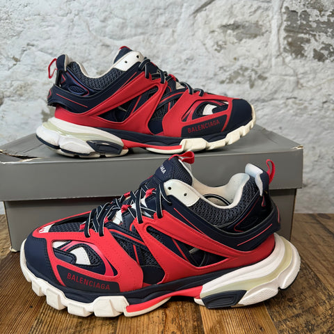 Balenciaga Track Runner Red Navy LED Sz 10 (43)