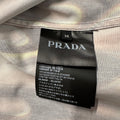 Prada Double Match Flames Button Up Shirt Sz M