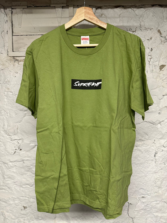 Supreme Futura Box Logo Green T-Shirt Sz M