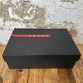 Prada Americas Cup Yellow Patent Black Sneaker Sz 8.5