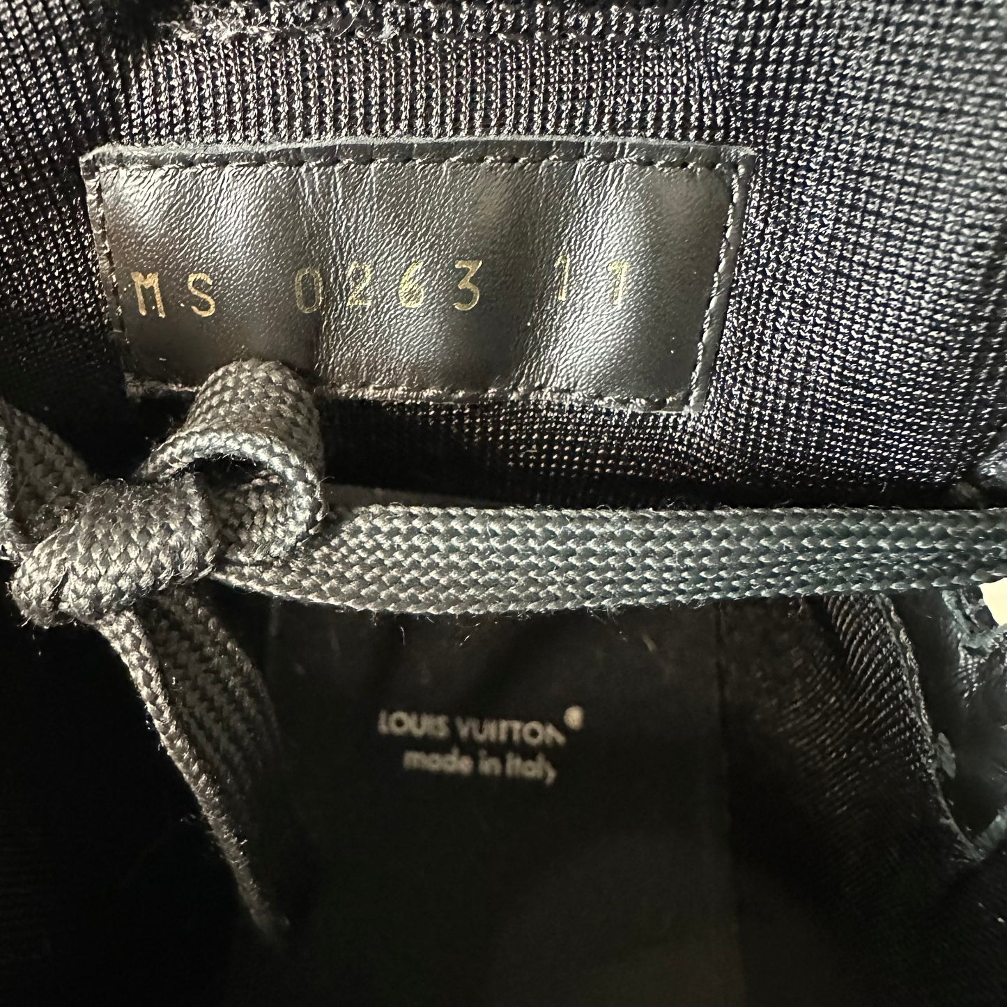 Louis Vuitton High Black Monogram Rivoli Sneaker Sz 12.5 (11LV)