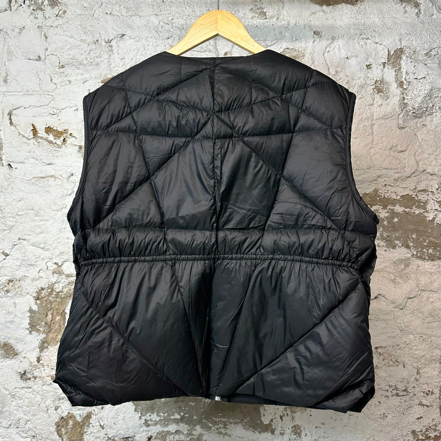 Rick Owens Quilted Down Puffer Vest Black Sz L