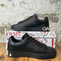 Dolce Gabbana White Black Portofino Sneaker Sz 8