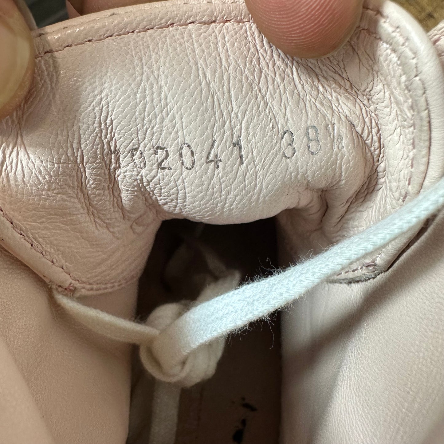 Alexander McQueen Pink White Tread Boot Sz 6 (38.5)