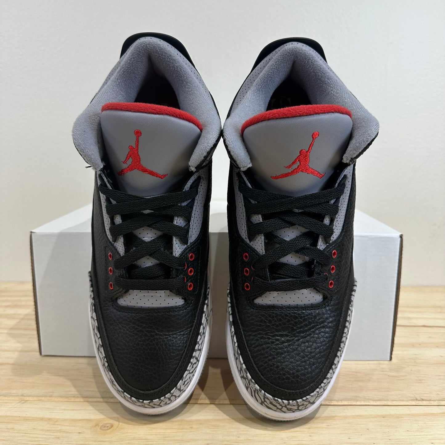 Air Jordan 3 Retro Black Cement Sz 9