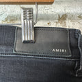 Amiri MX1 Camo Spell Black Denim Jeans Sz 34