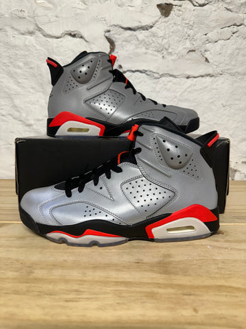 Air Jordan 6 Reflective Silver Sz 9 DS