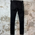 Amiri MX1 Blue Black Woven Black Denim Jeans Sz 30