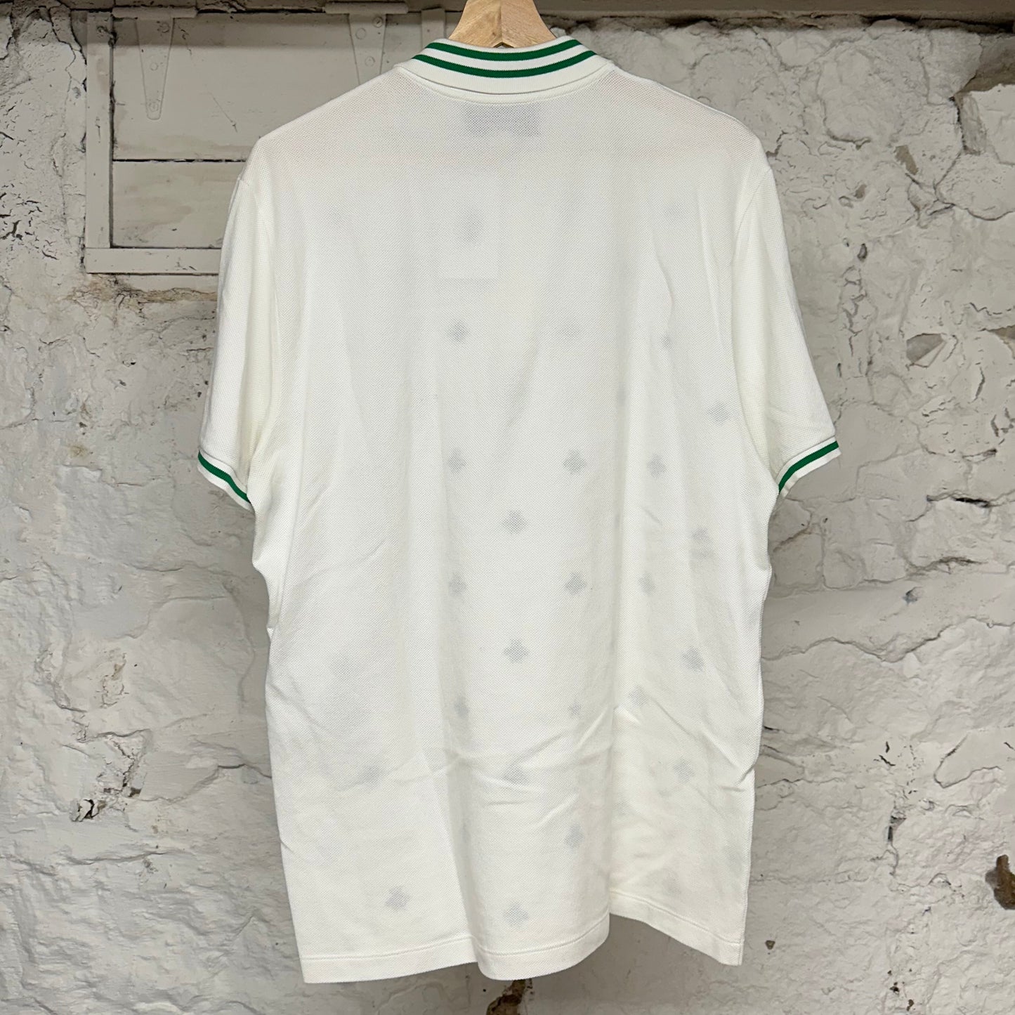 Gucci Bees White Green Polo Sz XXXL (Fits L)