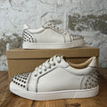 Christian Louboutin Triple White Spike Sneaker Sz 6.5 (39.5)