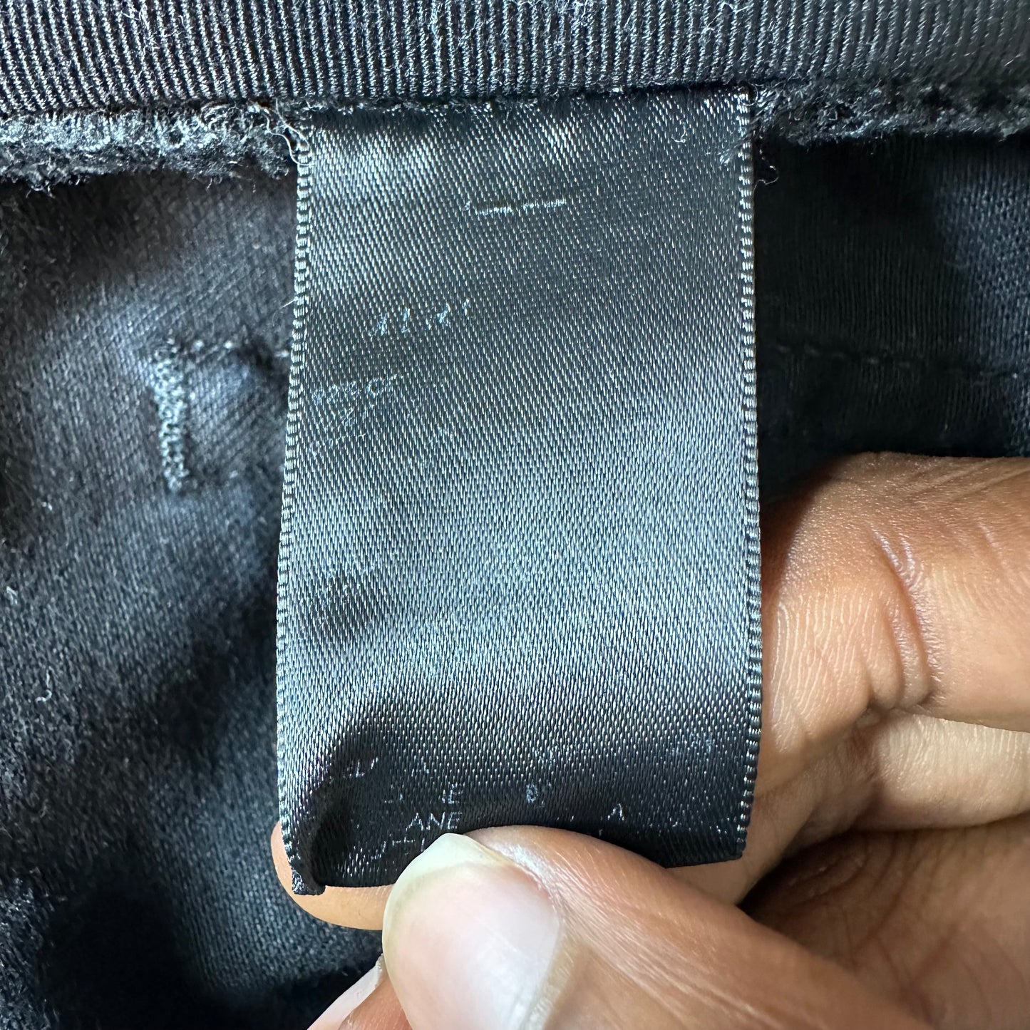 Amiri MX1 Black Leather Thrasher Black Denim Jeans Sz 29