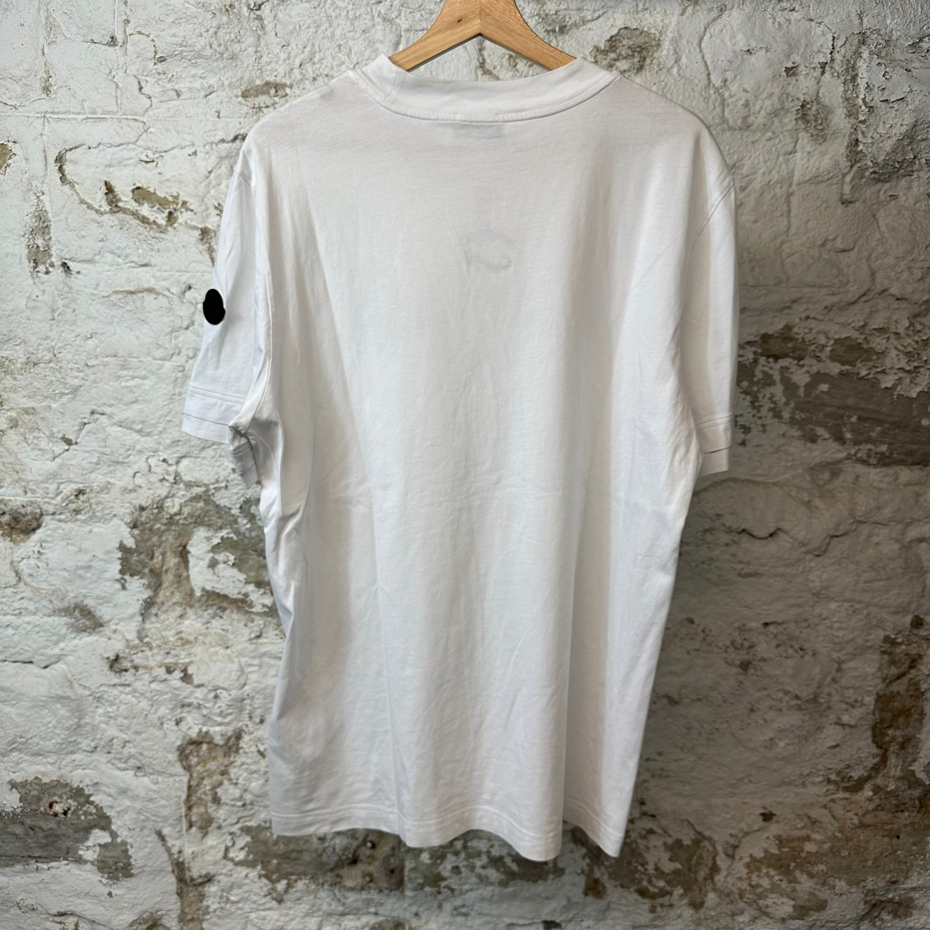 Moncler Black Drip Spell White T-shirt Sz M – The Gallery Online