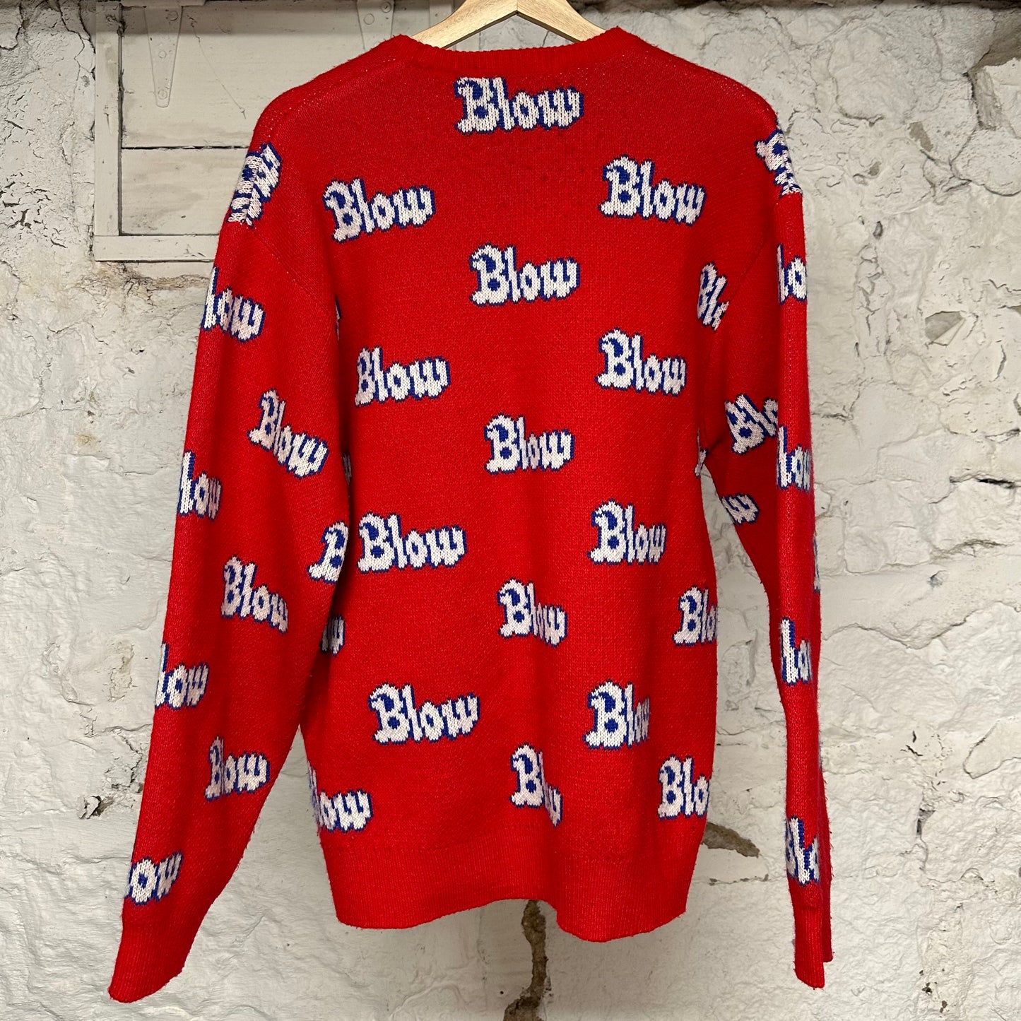 Supreme Blow Sweater Red Sz M