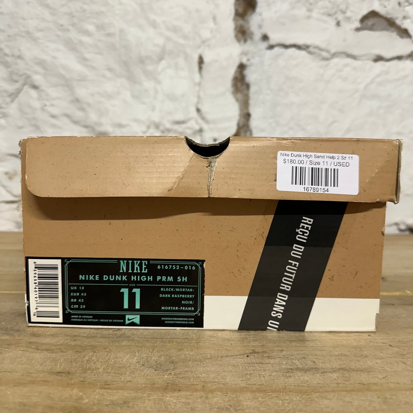 Nike Dunk High Send Help 2 Sz 11
