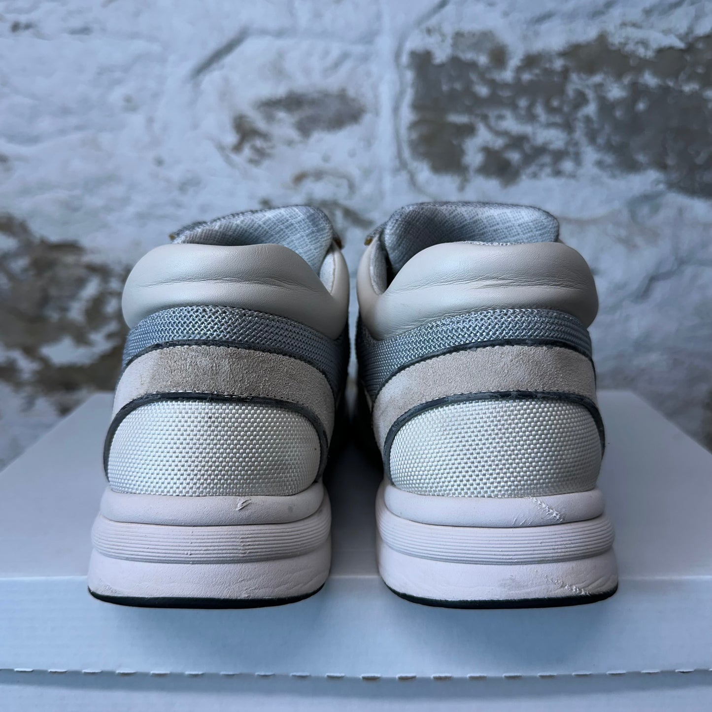 Chanel Black CC Triple Grey Trainer Sneaker Sz 7.5 (40.5)